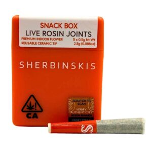 Sherbinskis Live Rosin Preroll 5pk