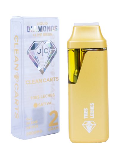 Clean Carts Liquid Diamonds + Live Resin Disposable 2g