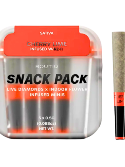 Boutiq Snack Pack Live Diamonds Infused Preroll 5pk (.5g)