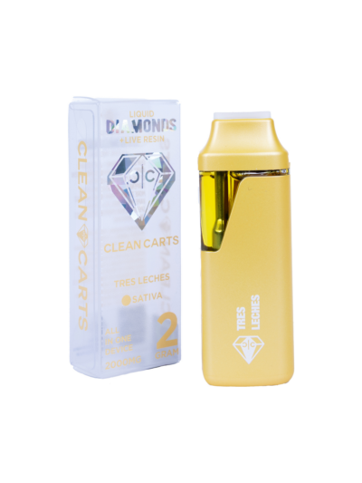 Clean Carts Liquid Diamonds + Live Resin Disposable 2g