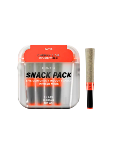 Boutiq Snack Pack Live Diamonds Infused Preroll 5pk (.5g)