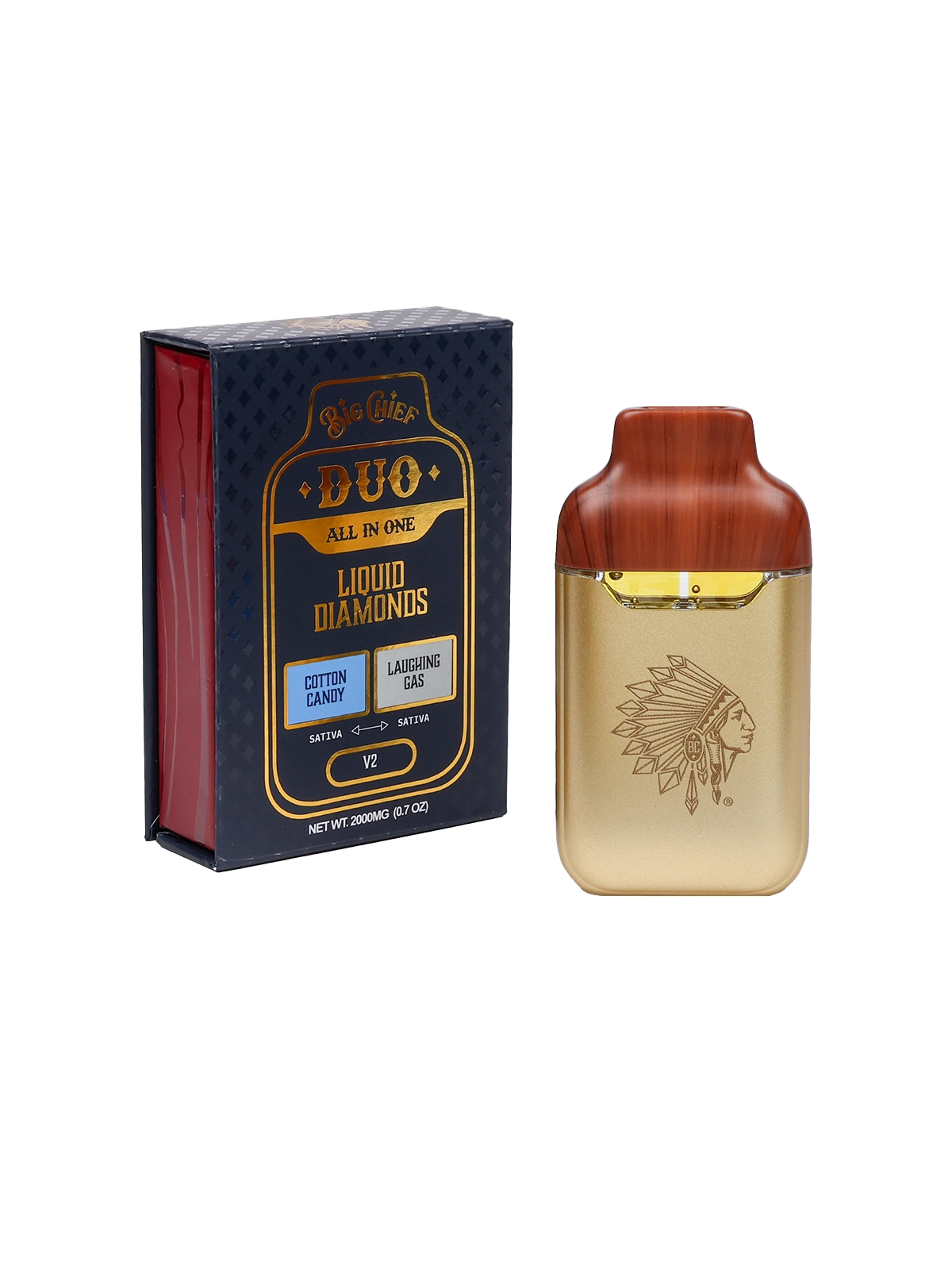 Big Chief Duo Liquid Diamonds Disposable V2 2g