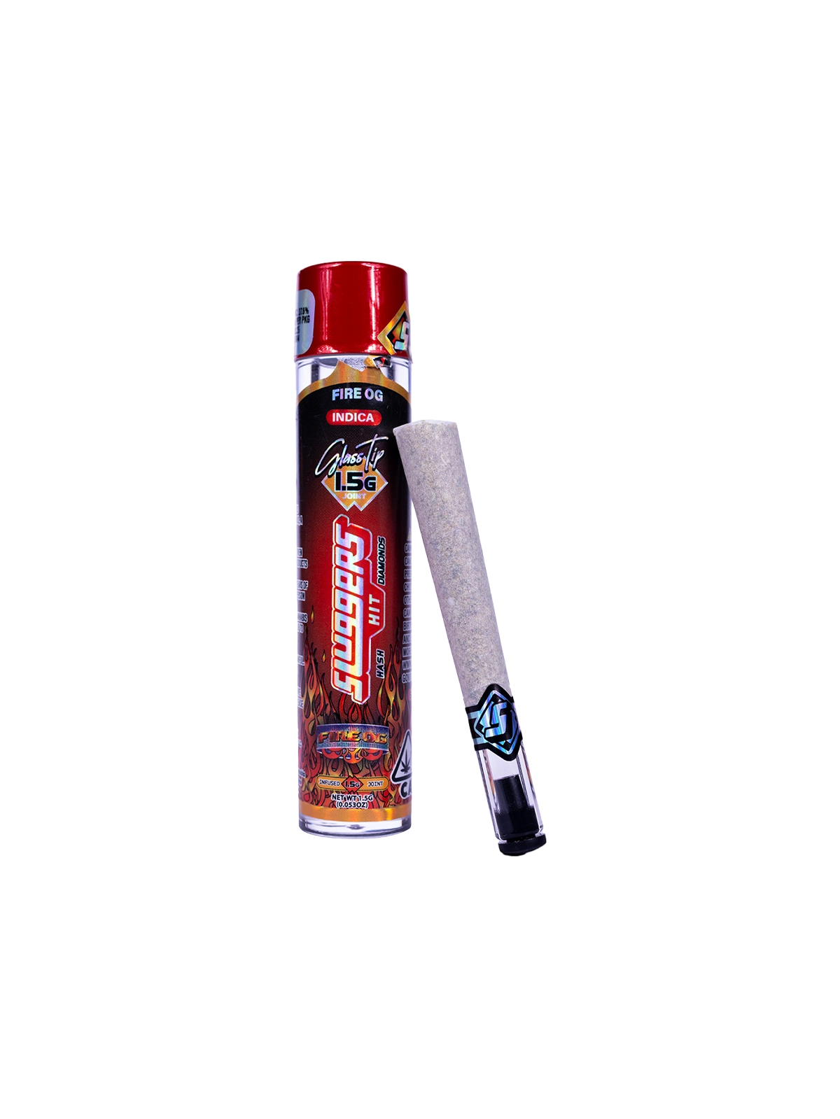Sluggers Hit Hash Diamonds Preroll 1.5g